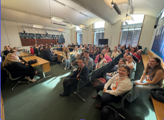 Trainees at the workshop in one of the Select Committee rooms