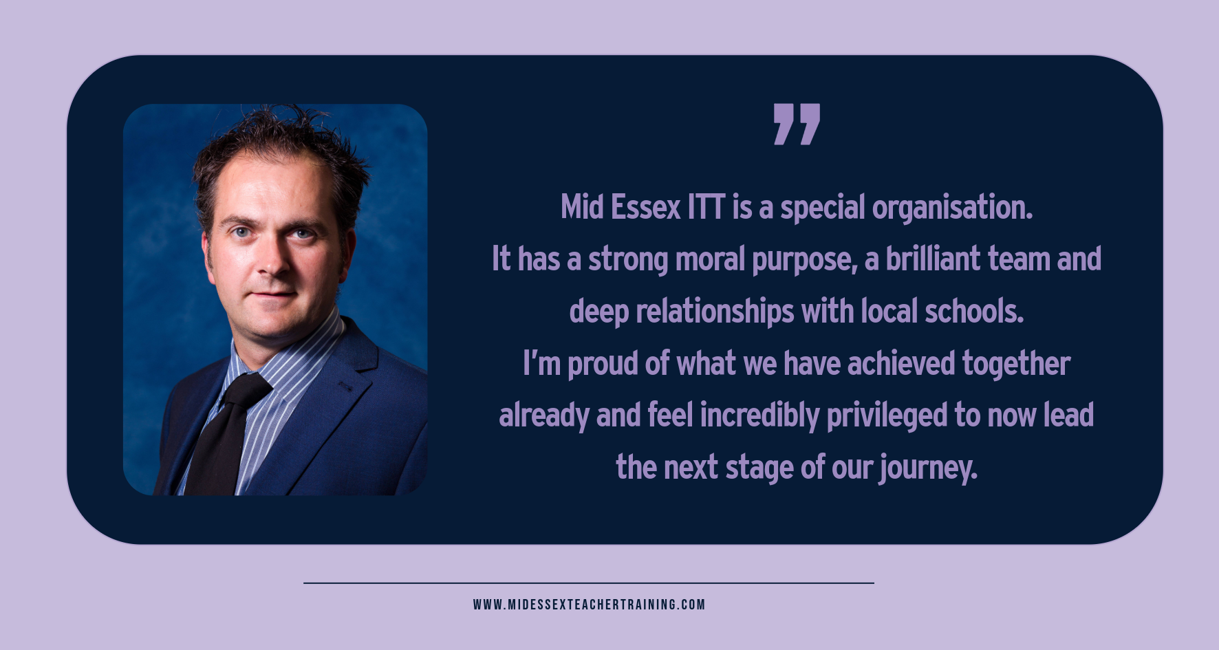 Mid Essex ITT - New Director Announcement