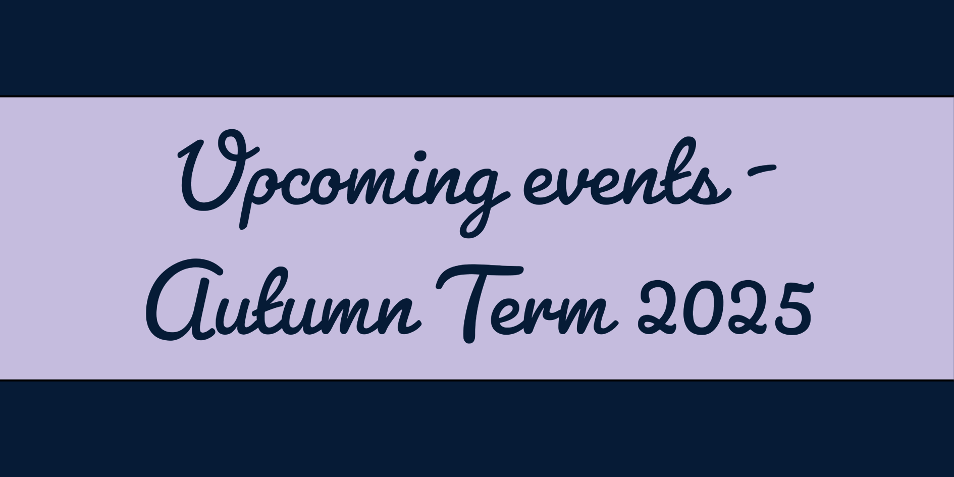 Recruitment events and dates for your diary
